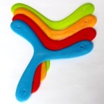 Bumerangs aus Polyproylen