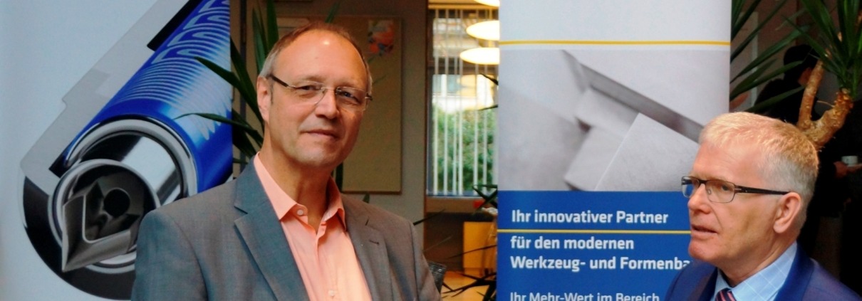 Horber Werkzeugtag 2020 - Wolfram Öldrop und Bernhard Rief Pausengespräche