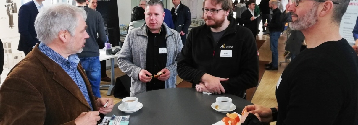 Fachdiskussion in der Pause