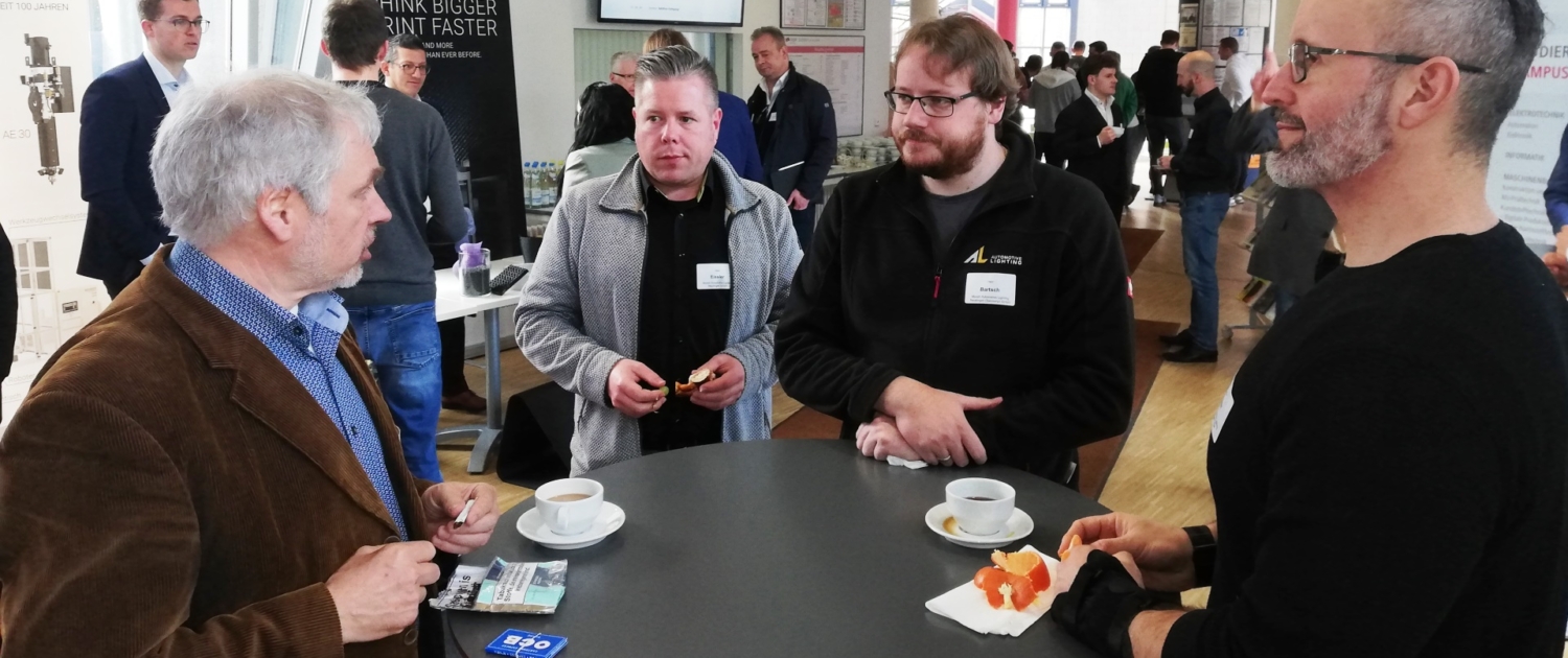 Fachdiskussion in der Pause