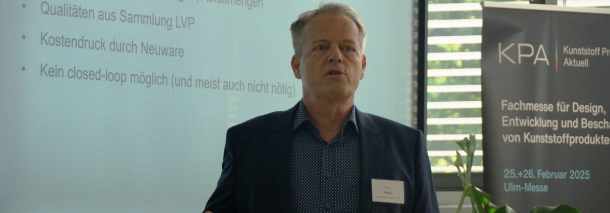 Dirk Textor Schon wieder Krise – keine Unterstützung für das werkstoffliche Kunststoffrecycling